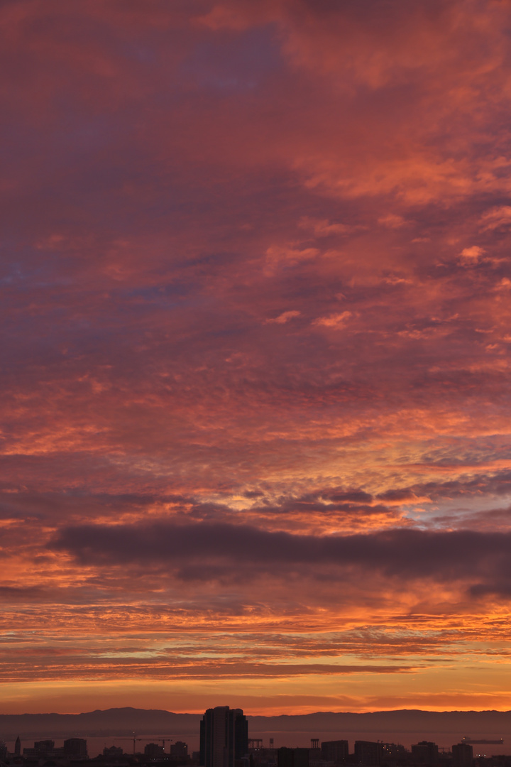 Painted skies in San Francisco