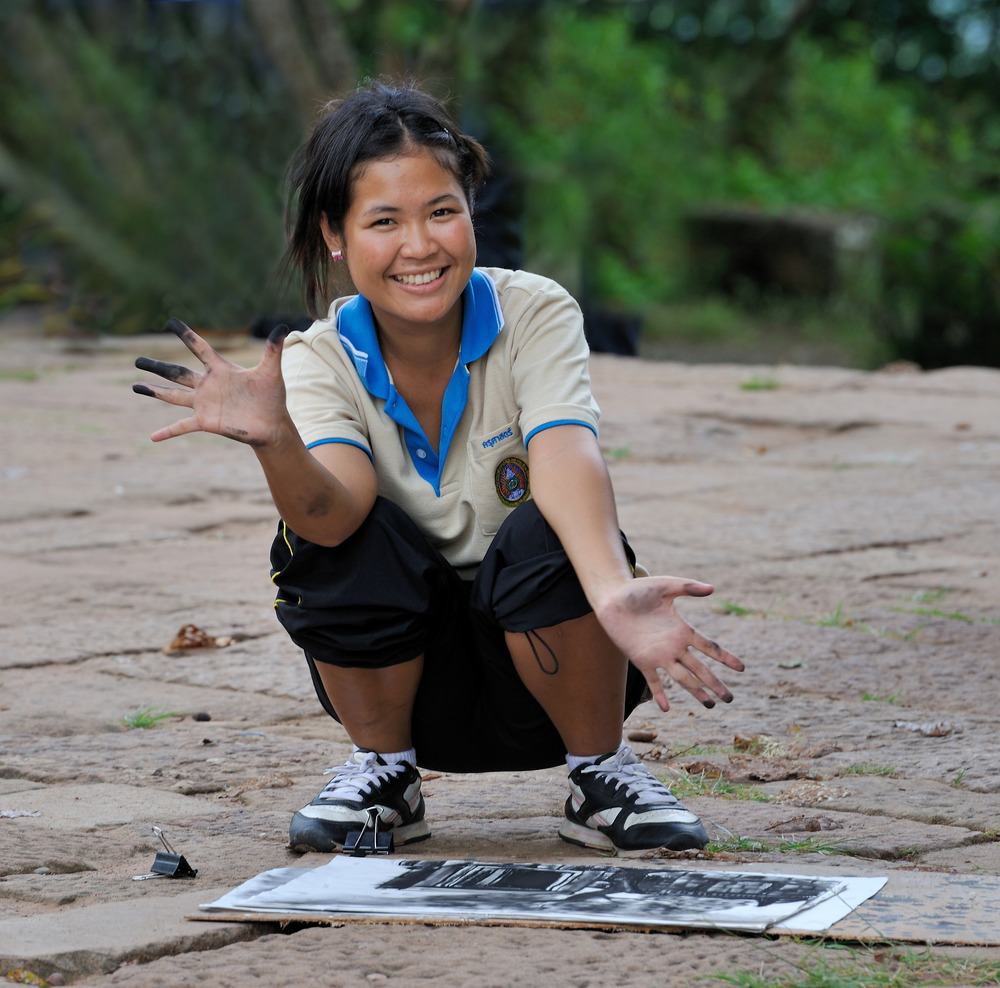 Painter 1 at Prasat Khao Phanom Rung