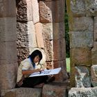 Painter 2 at Prasat Khao Phanom Rung