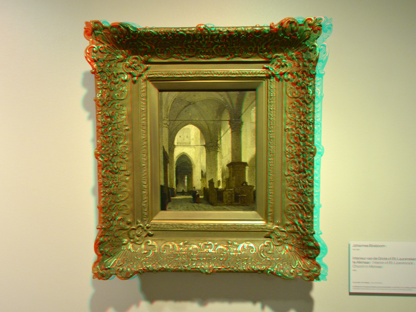 painting 3D anaglyph