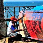 PAINTING THE BOAT