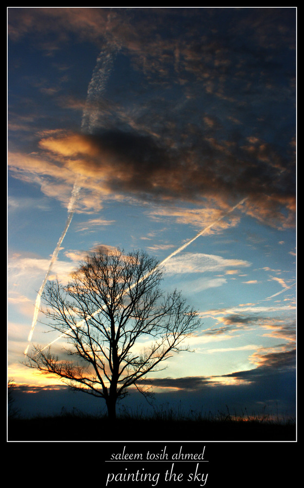 painting the sky