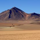 paisagem de vulcão nos altiplanos bolivianos