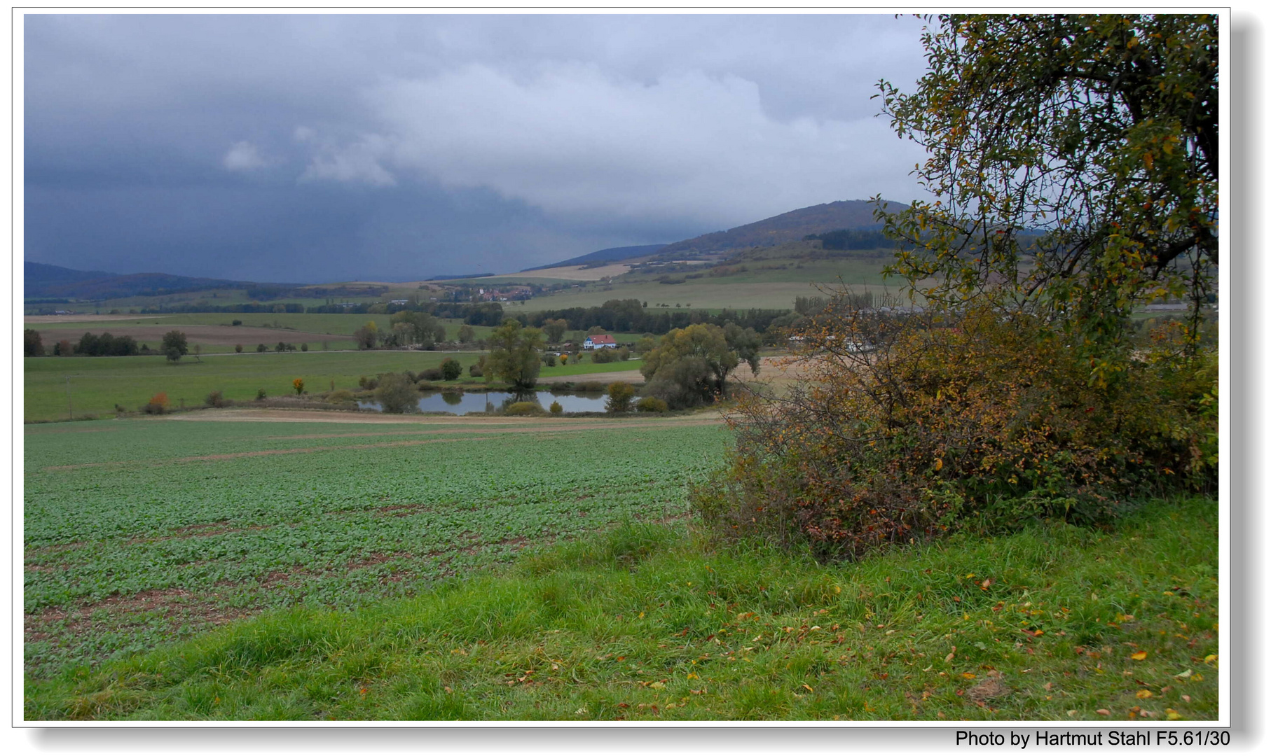 Paisaje alrededor de mi pueblo de origen (Landschaft bei meinem Heimatdorf)