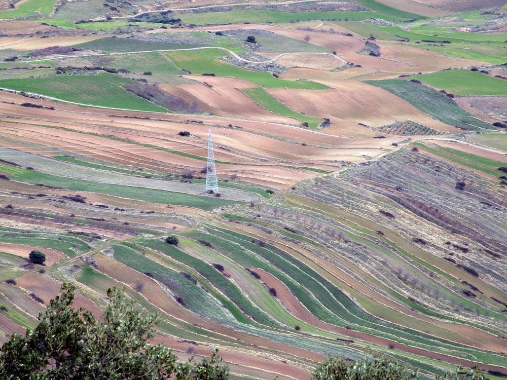 paisaje desde el monte Clavijo - La Rioja de Rosa M. Olivan M.-