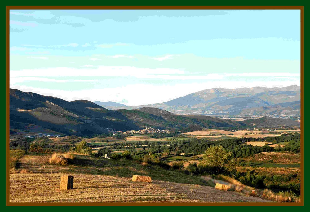 Paisaje desde Montellà del Cadí