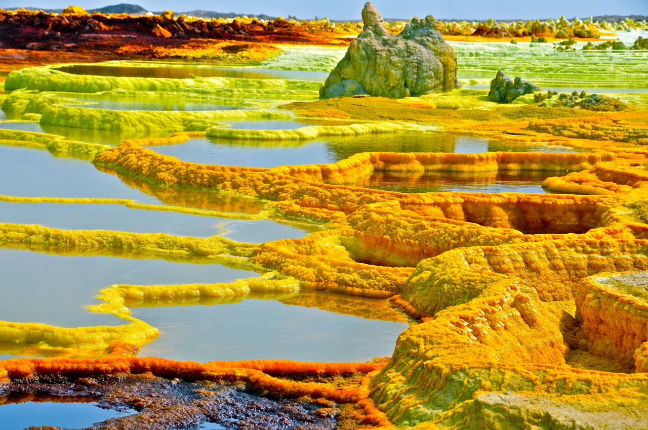 Paisaje en la zona delDallol (Etiopia)