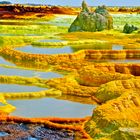 Paisaje en la zona delDallol (Etiopia)