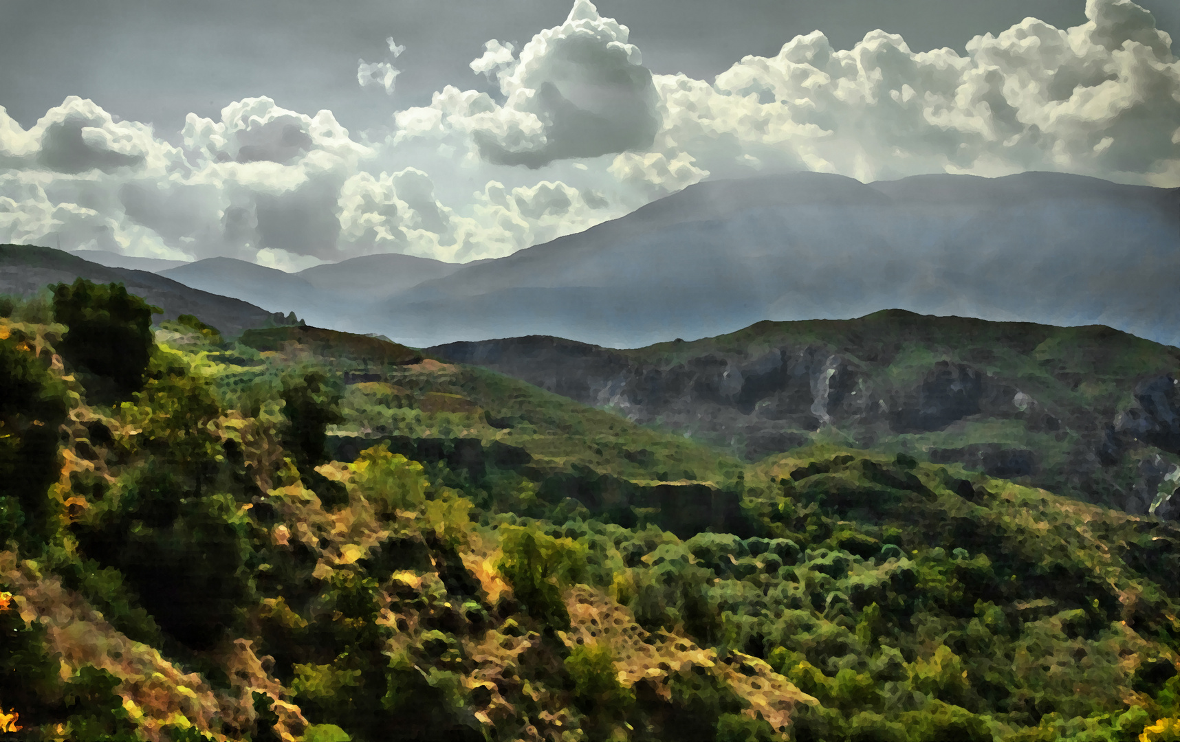 PAISAJE PICTÓRICO ALPUJARREÑO