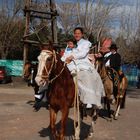 paisana en la marcha de 40 km. Argentina