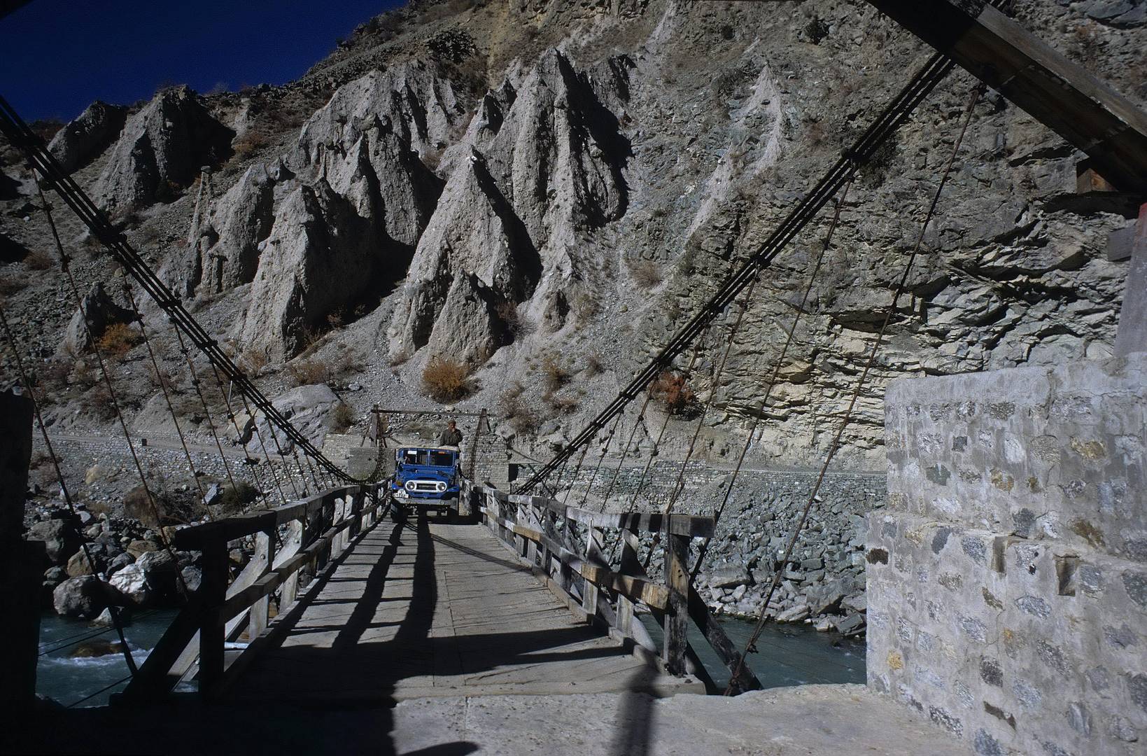 Pakistan - Hängebrücke