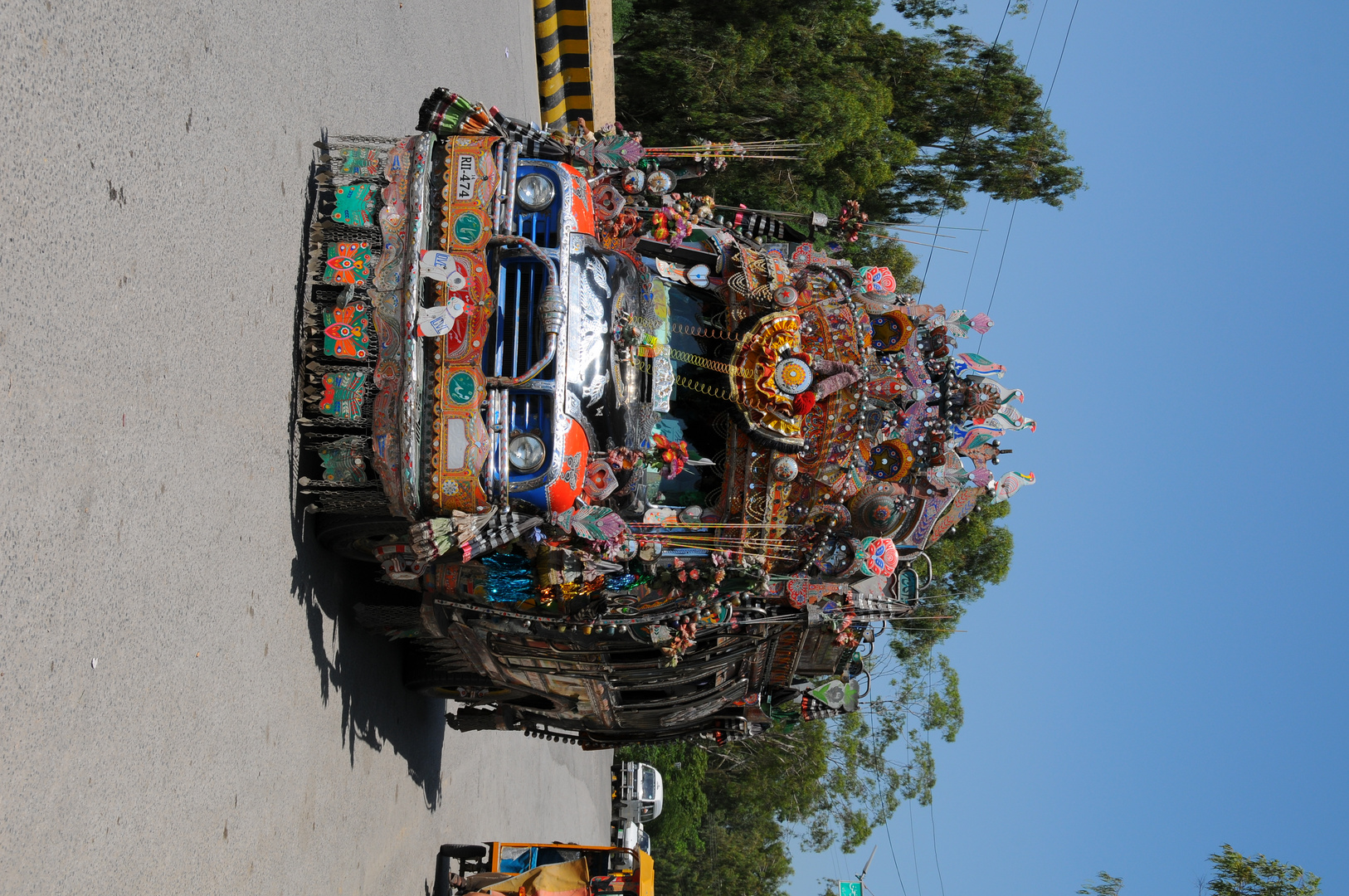 Pakistan Lastwagen geschmückt