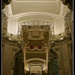 Palacio de Cibeles IV (detalle de los pasillos laterales de la 1ª planta)