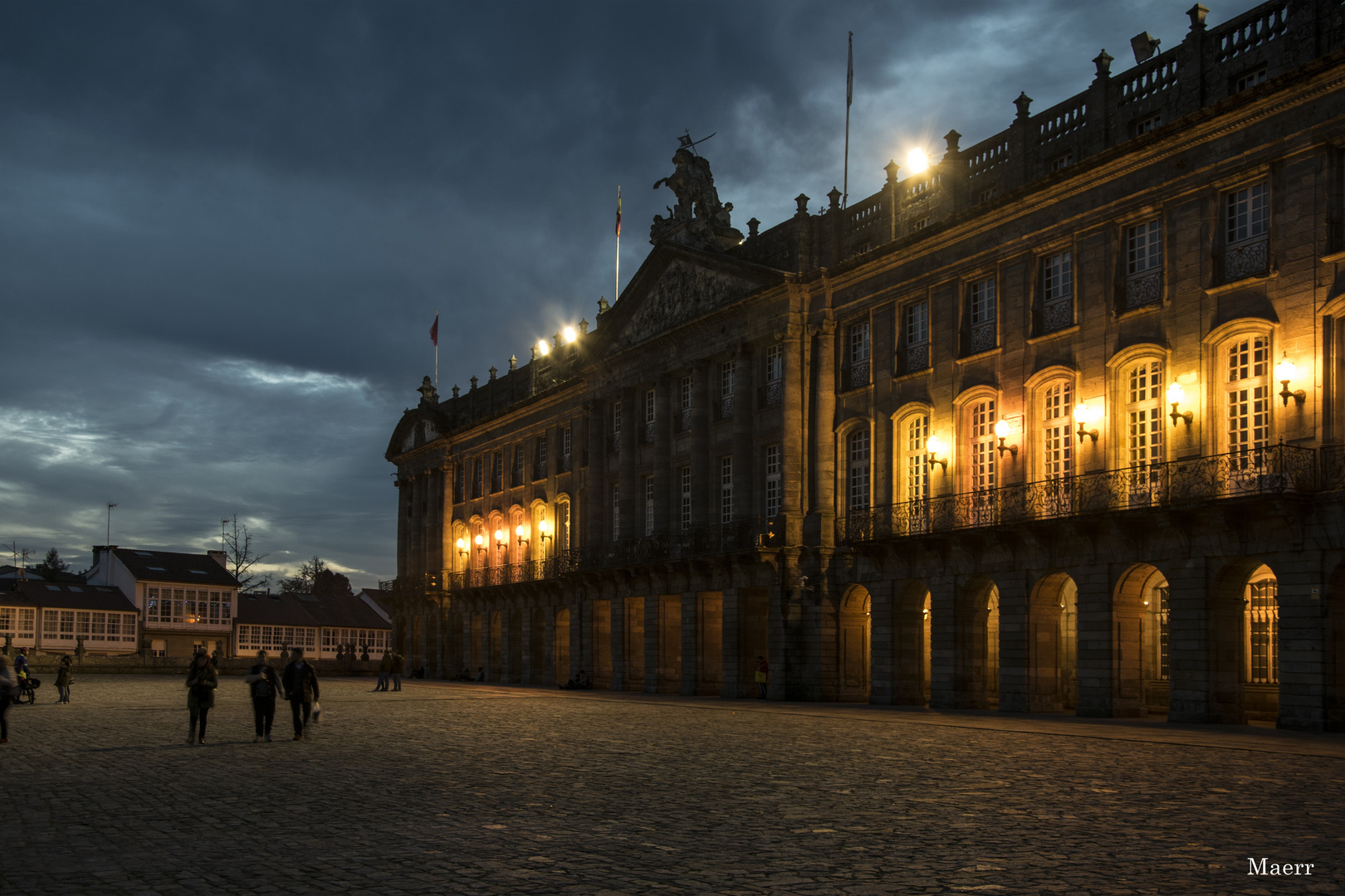 Palacio de Rajoy en La Plaza del Obradoiro