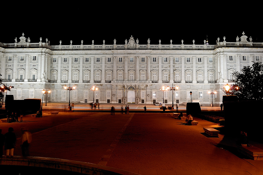 Palacio Real Foto & Bild architektur, architektur bei nacht