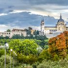 Palacio Real y Basilica de la Almudena.