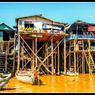 Palafitos del lago Tonlé Sap (Camboya)