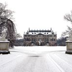 Palais im Großen Garten - im winterlichen März 2013