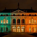 Palais im Großen Garten mit Beleuchtung
