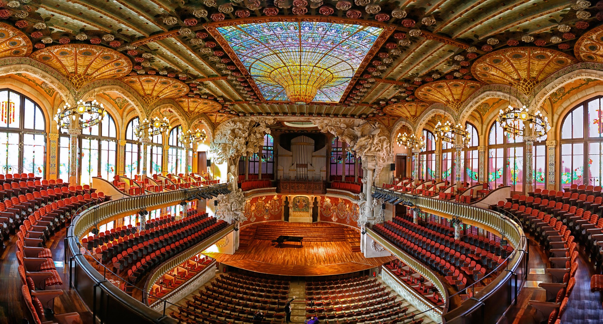 Palast der katalanischen Musik - Barcelona, Spanien