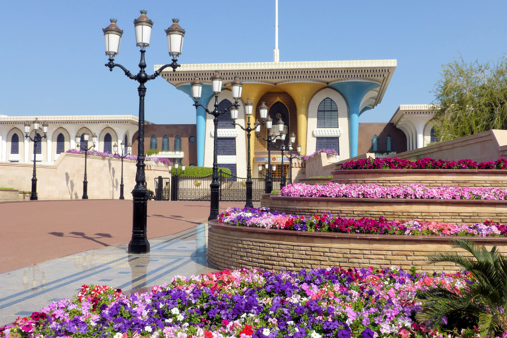 Palast Qasr al-Alam vom Sultan Qaboo, Muskat, Oman