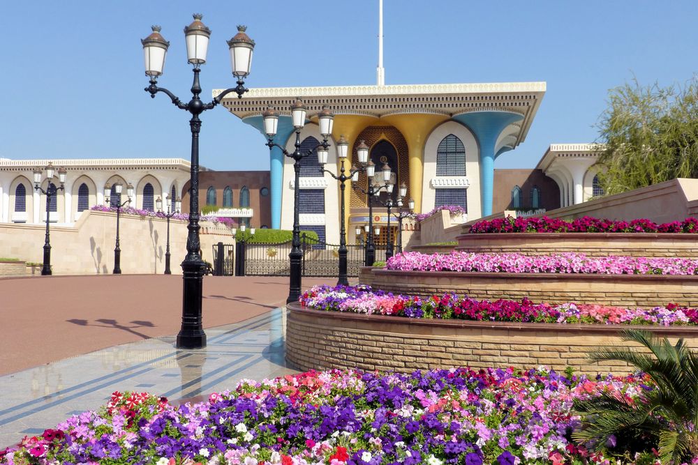 Palast Qasr al-Alam vom Sultan Qaboo, Muskat, Oman