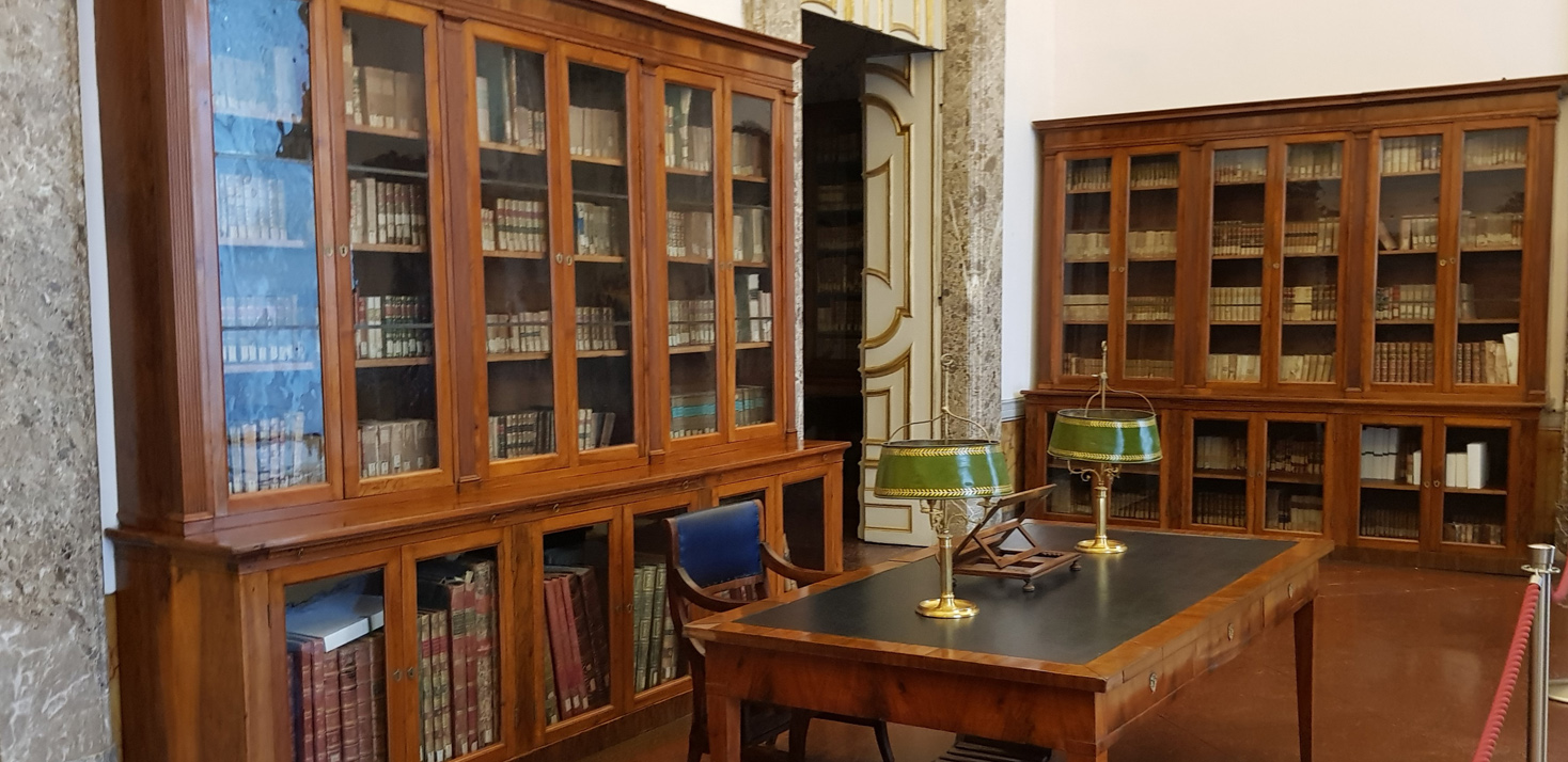 Palast von Caserta Bibliothek