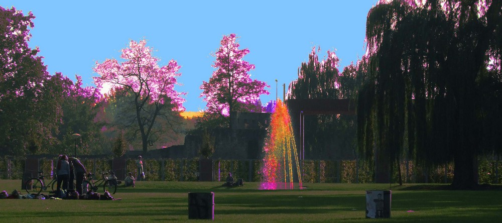 Palastgarten Trier im Farbenspiel