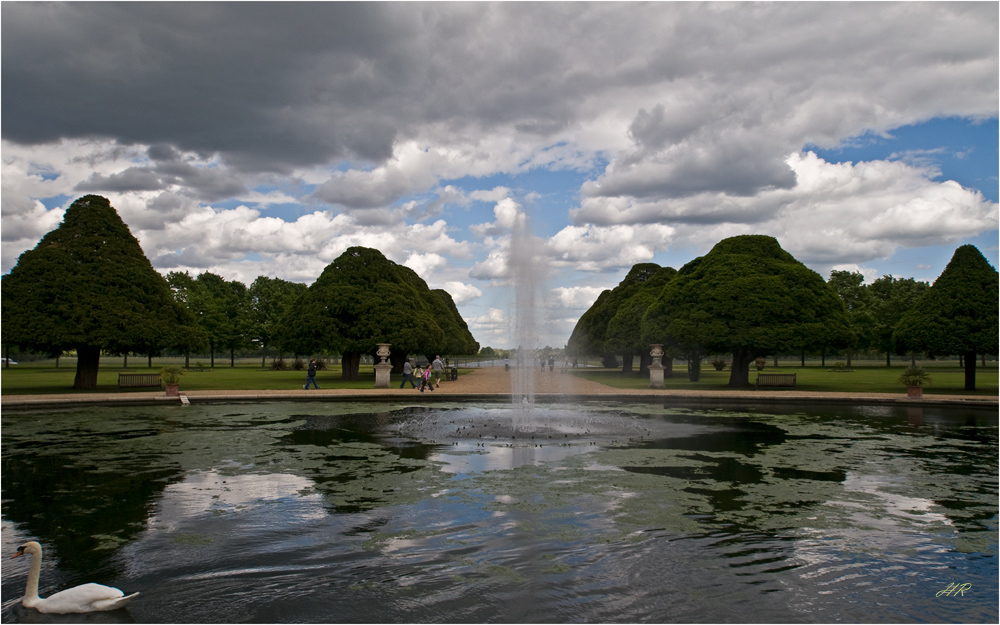 Palastgarten von Hampton Court Palace