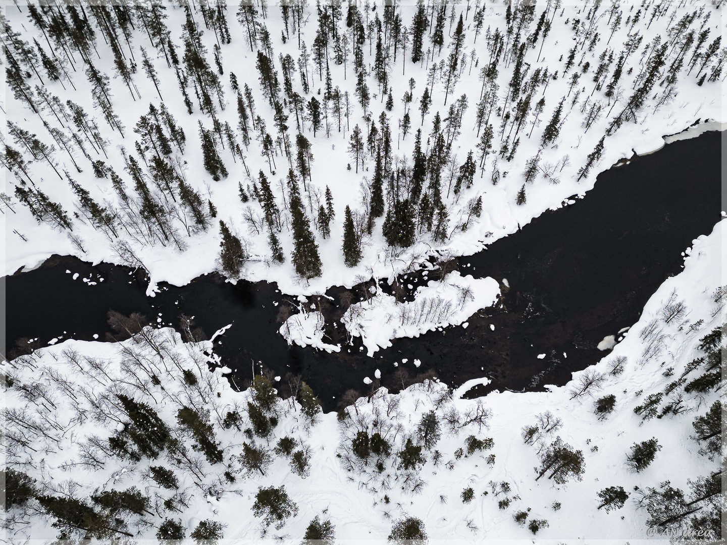 Palastunturi Winter in Finnland