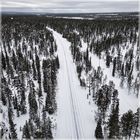 Palastunturi Winter in Finnland