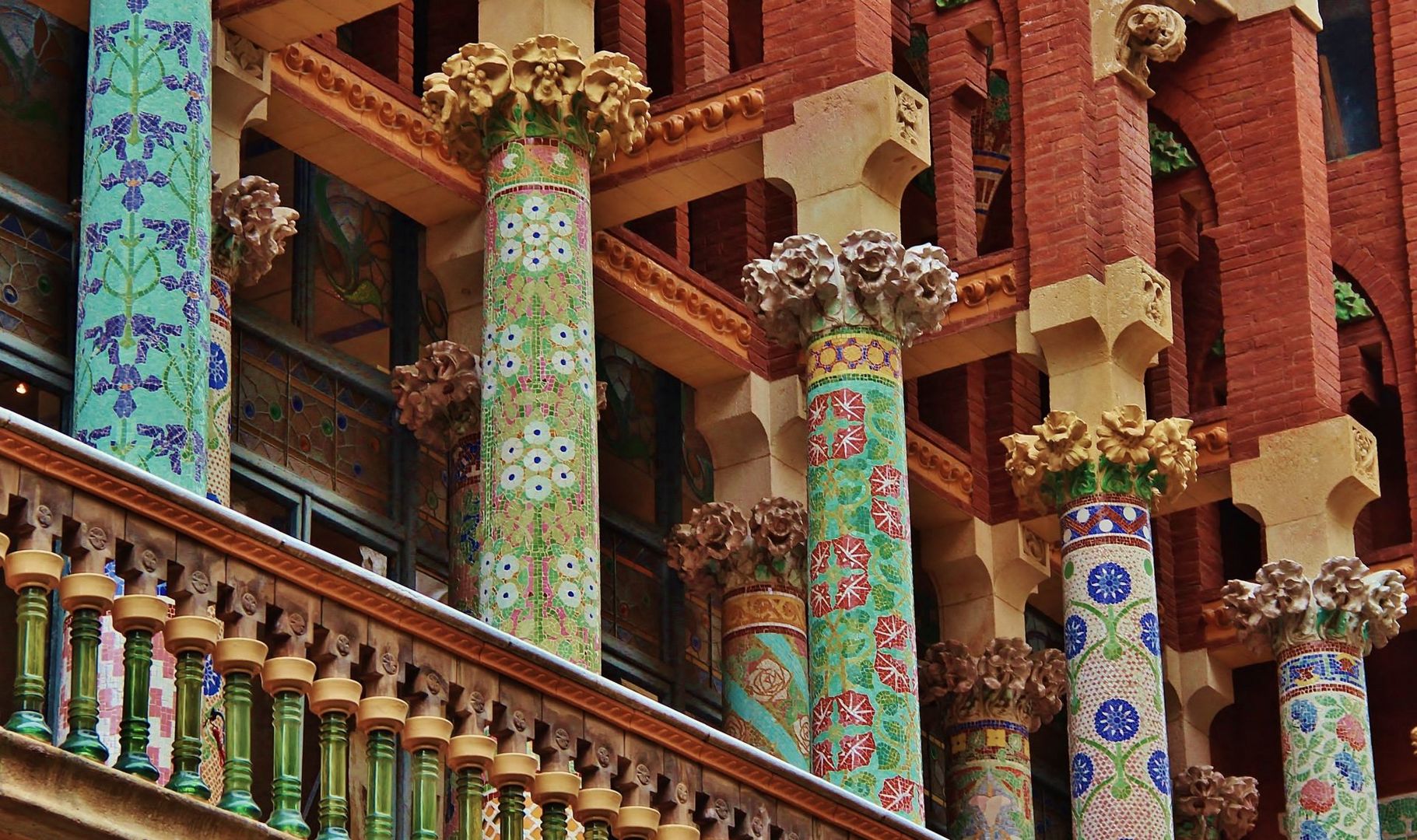 Palau de la Música Catalana in Barcelona.