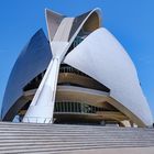 Palau de les Arts in der Stadt der "Wissenschaft und Künste, Valencia,  Santiago Calatrava