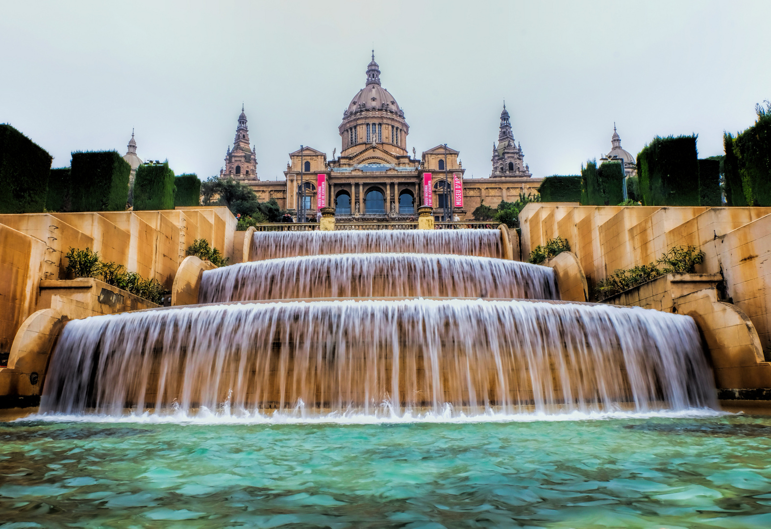 Palau Nacional in Plaza Espana, Barcelona