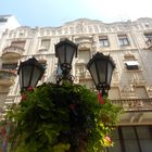 Palazzo con lampioni a Budapest