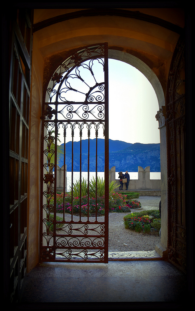 ... Palazzo dei Capitani in Malcesine am Lago di Garda ...
