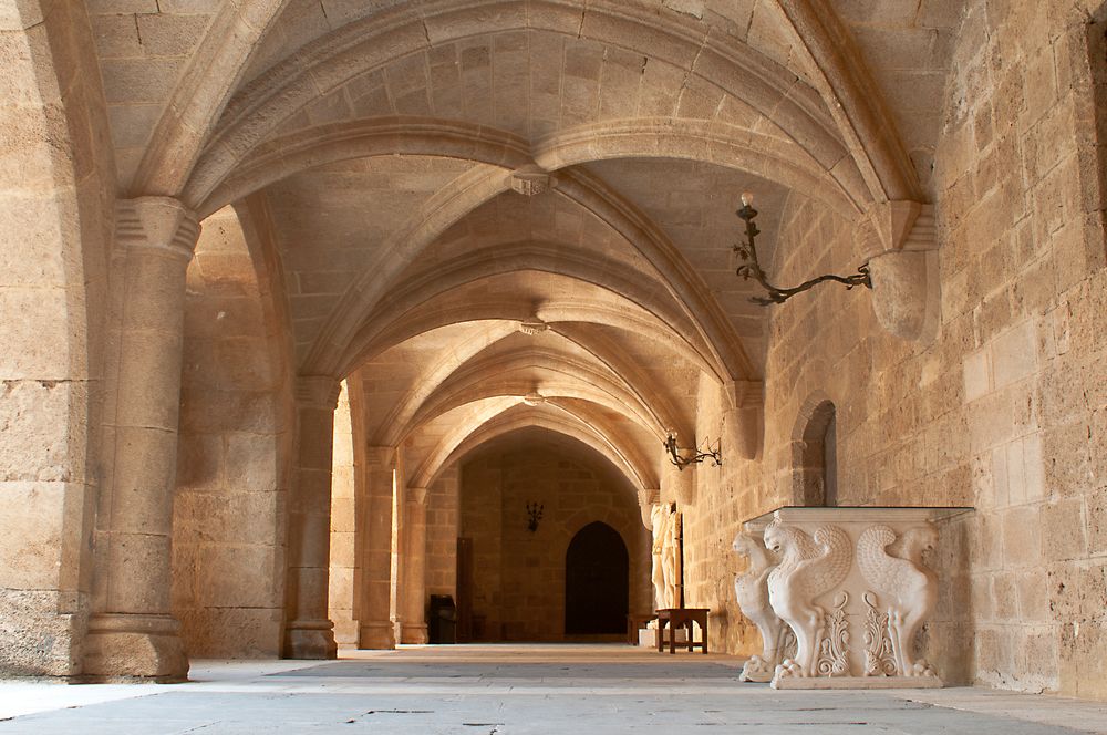 Palazzo del Gran Maestro - Particolare del chiostro-