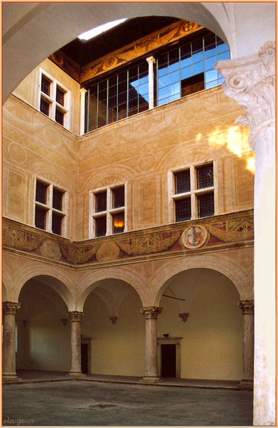 palazzo piccolomini, pienza