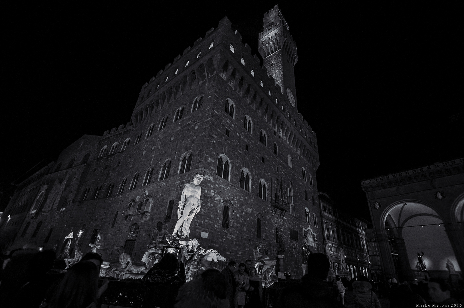 Palazzo Vecchio e la Fontana del Nettuno