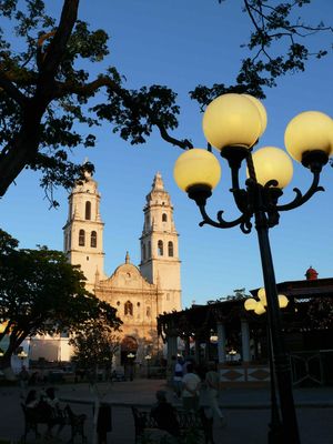 Palenque am Abend / Mexico