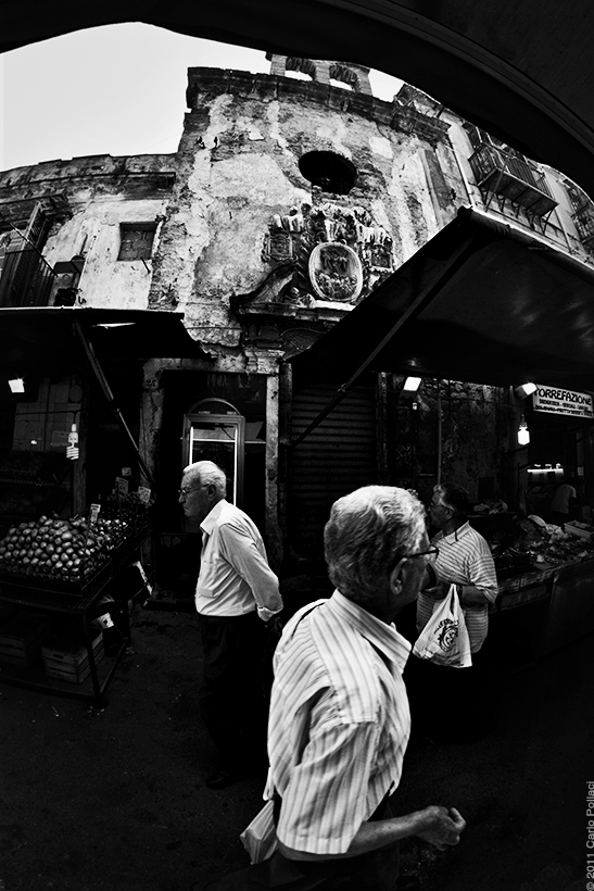 Palermo, old market Ballarò