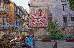 Palermo:  Piazza Mediterraneo