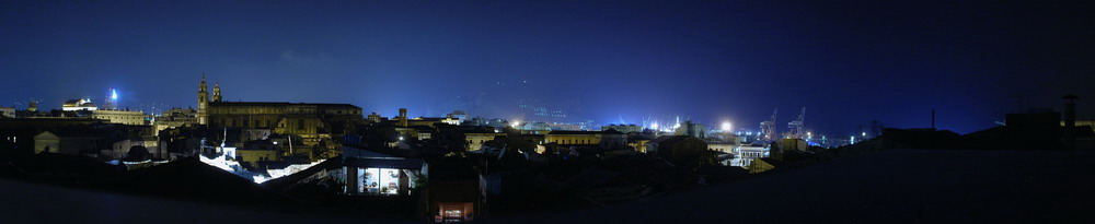 Palermopanorama bei Nacht