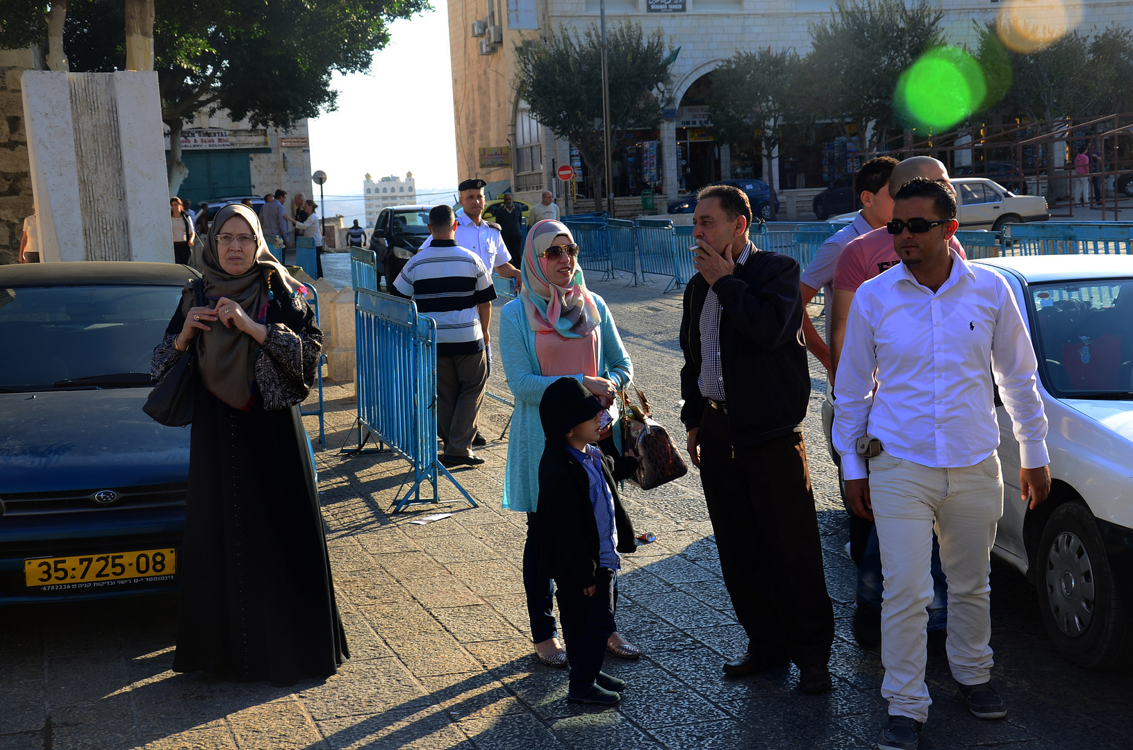 palestinensische Familie in Bethlehem