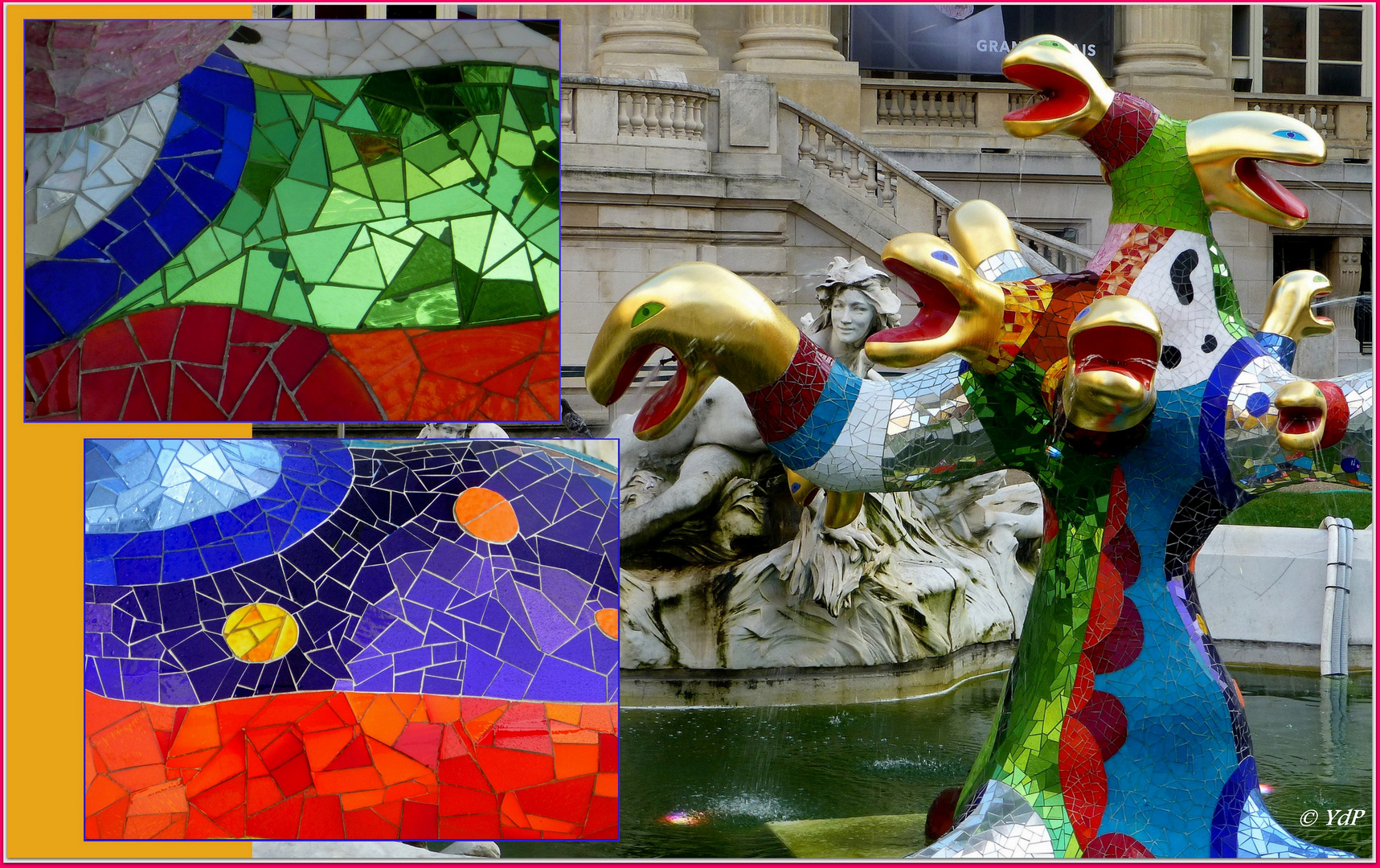 Palette de couleurs vivifiantes chez  Niki de Saint Phalle...