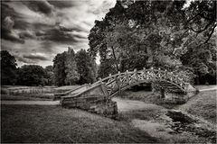 Palladio-Brücke im Luisium (sw)