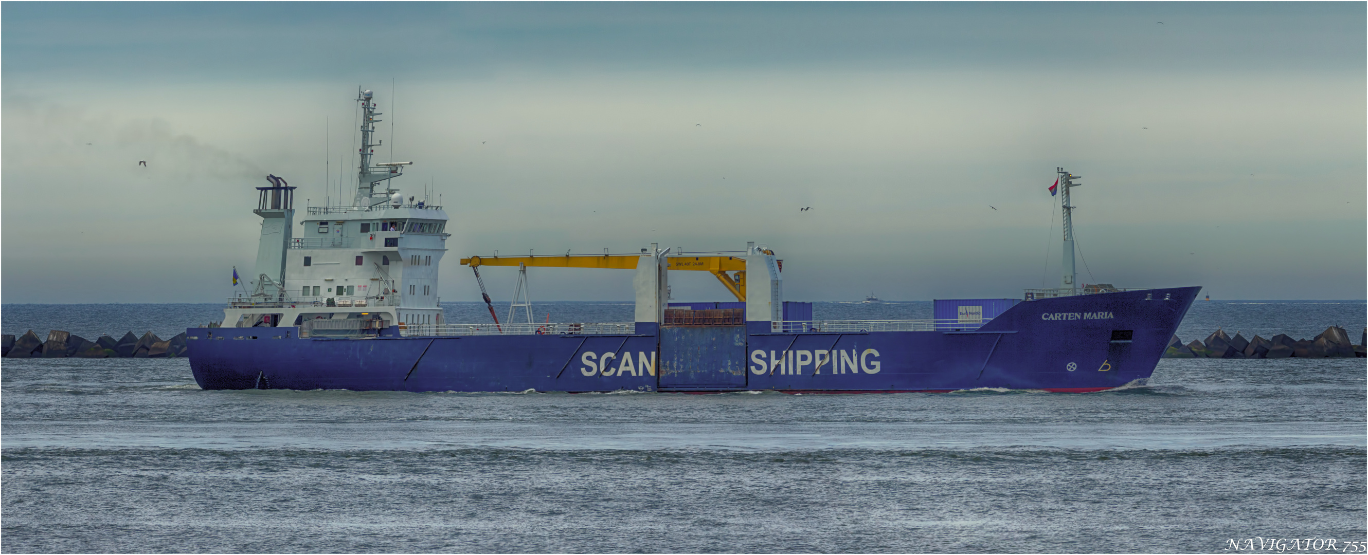 Pallet Carrier, CARTEN MARIA. Rotterdam HDR 