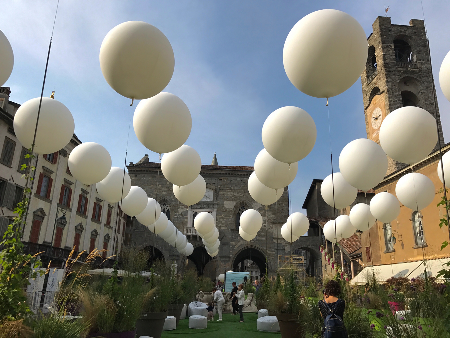 Palloncini in città alta 