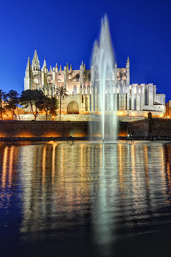 Palm de Mallorca - Kathedrale bei Nacht