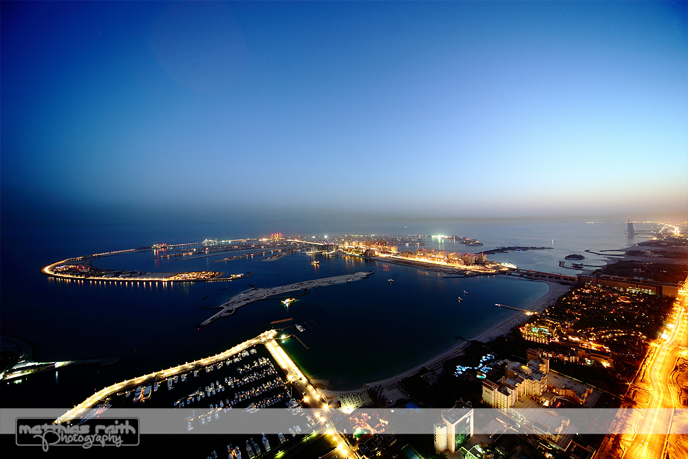 Palm Jumeirah Blue hour